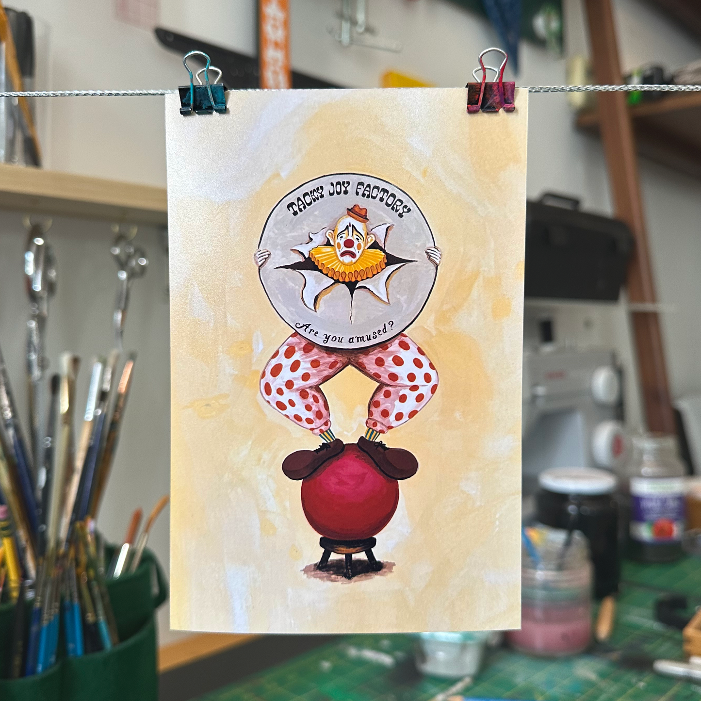 Are You Amused? signed print