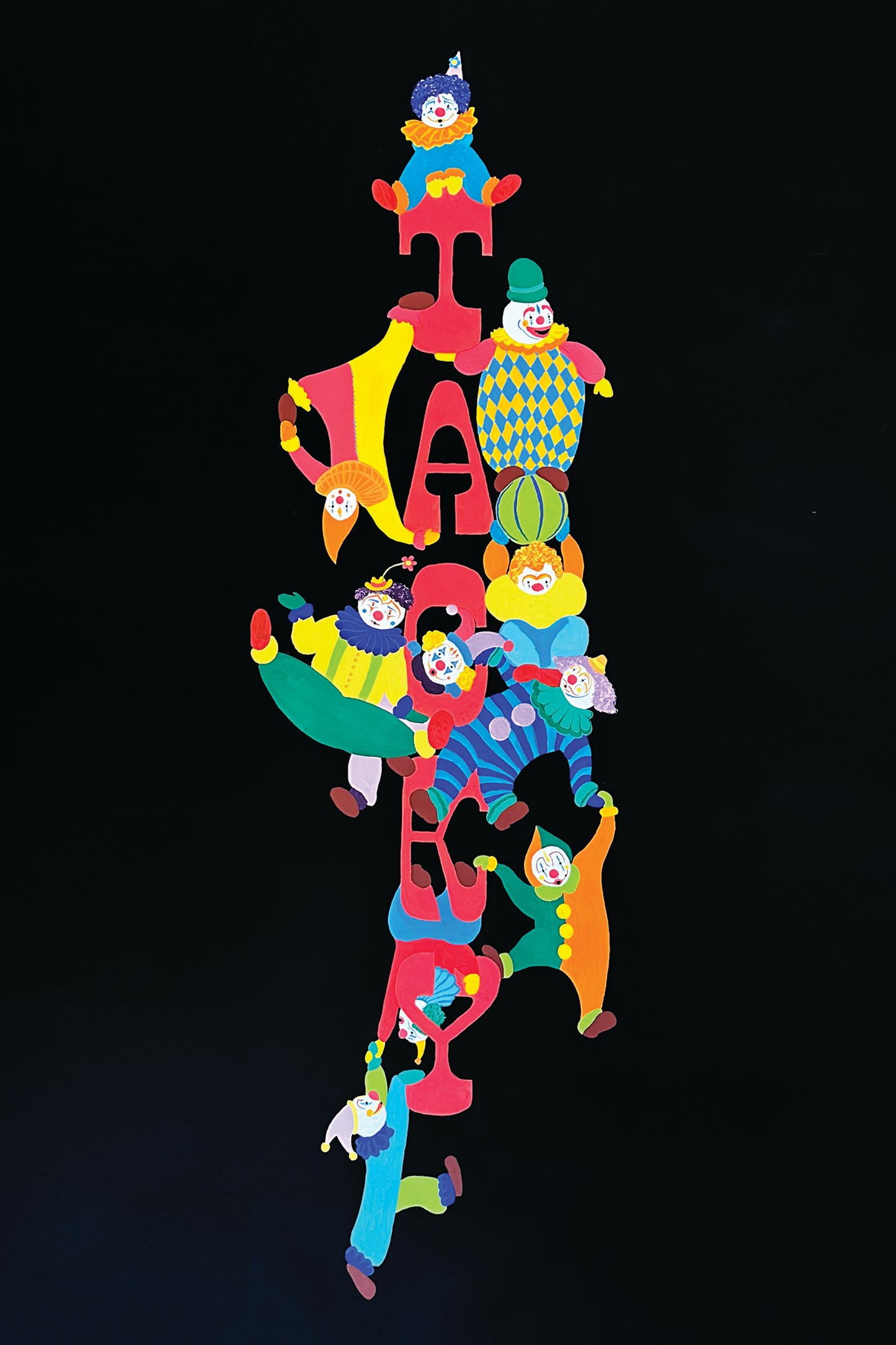 Clown Party signed print