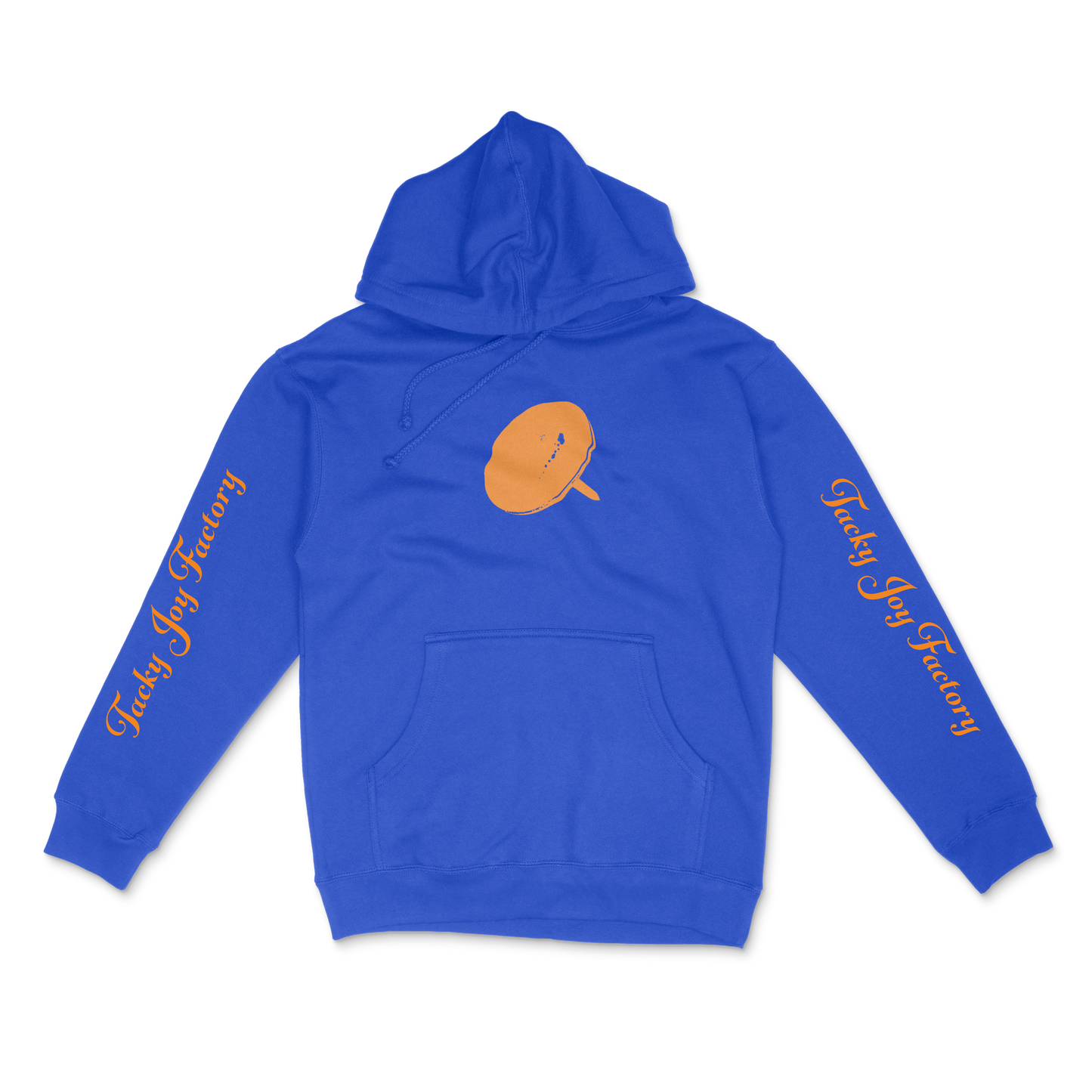 Tack Script Hoodie Blue